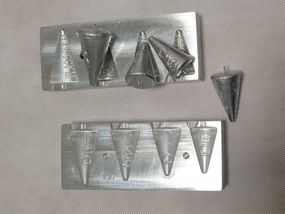 Details about   LONG OVAL LEAD SINKER MOULD 175G OR 125 G FREE UK P&P 